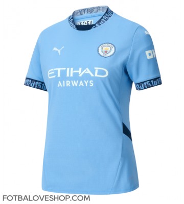 Manchester City Dámské Domácí Dres 2024-25 Krátký Rukáv