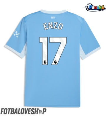 Manchester City Enzo Fernandez #17 Domácí Dres 2026-27 Krátký Rukáv