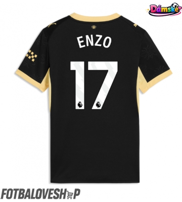 Manchester City Enzo Fernandez #17 Dámské Venkovní Dres 2026-27 Krátký Rukáv