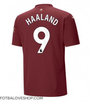 Manchester City Erling Haaland #9 Alternativní Dres 2024-25 Krátký Rukáv