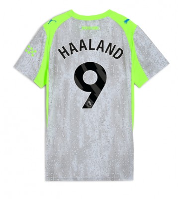 Manchester City Erling Haaland #9 Dámské Alternativní Dres 2025-26 Krátký Rukáv