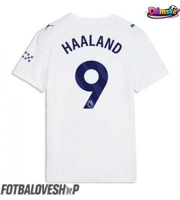 Manchester City Erling Haaland #9 Dámské Alternativní Dres 2026-27 Krátký Rukáv
