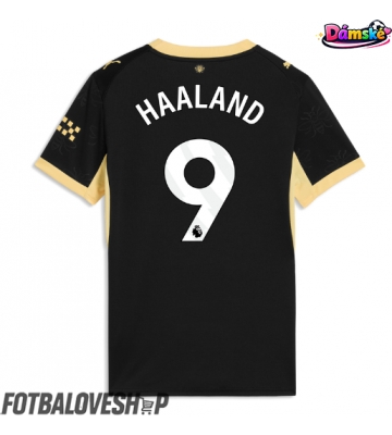 Manchester City Erling Haaland #9 Dámské Venkovní Dres 2026-27 Krátký Rukáv