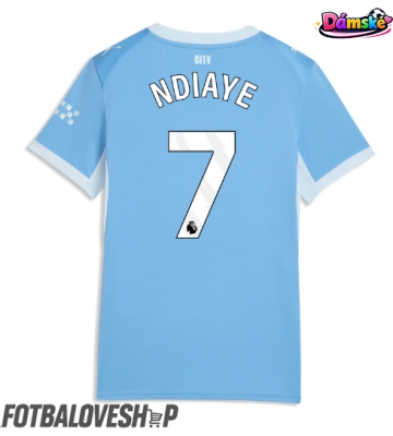Manchester City Iliman Ndiaye #7 Dámské Domácí Dres 2026-27 Krátký Rukáv
