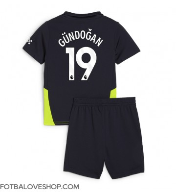 Manchester City Ilkay Gundogan #19 Dětské Venkovní Dres 2024-25 Krátký Rukáv (+ trenýrky)
