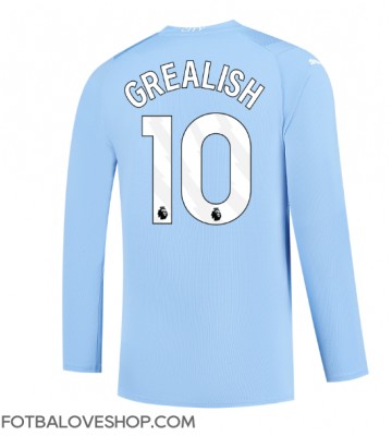 Manchester City Jack Grealish #10 Domácí Dres 2023-24 Dlouhý Rukáv
