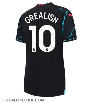 Manchester City Jack Grealish #10 Dámské Alternativní Dres 2023-24 Krátký Rukáv