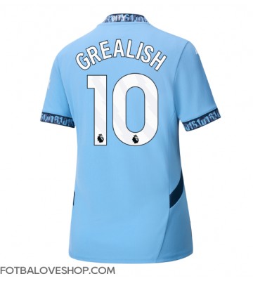 Manchester City Jack Grealish #10 Dámské Domácí Dres 2024-25 Krátký Rukáv