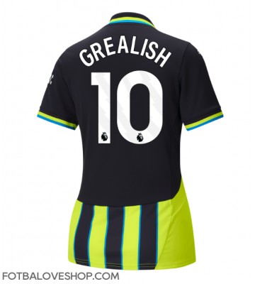Manchester City Jack Grealish #10 Dámské Venkovní Dres 2024-25 Krátký Rukáv