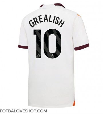 Manchester City Jack Grealish #10 Venkovní Dres 2023-24 Krátký Rukáv