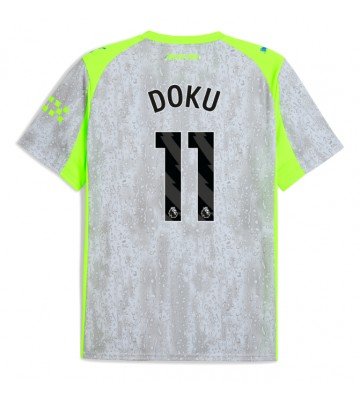 Manchester City Jeremy Doku #11 Alternativní Dres 2025-26 Krátký Rukáv