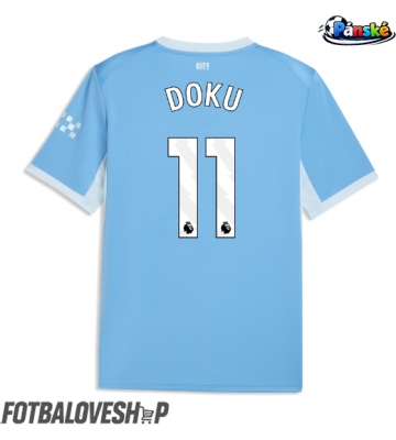 Manchester City Jeremy Doku #11 Domácí Dres 2026-27 Krátký Rukáv