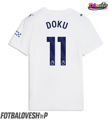 Manchester City Jeremy Doku #11 Dámské Alternativní Dres 2026-27 Krátký Rukáv