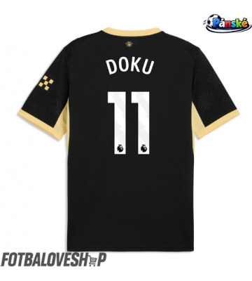 Manchester City Jeremy Doku #11 Venkovní Dres 2026-27 Krátký Rukáv