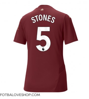 Manchester City John Stones #5 Dámské Alternativní Dres 2024-25 Krátký Rukáv