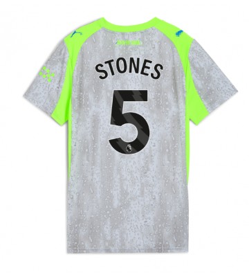 Manchester City John Stones #5 Dámské Alternativní Dres 2025-26 Krátký Rukáv Manchester City John Stones #5 Dámské Alternativní Dres 2025-26 Krátký Rukáv