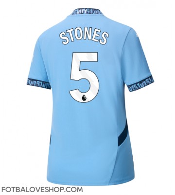Manchester City John Stones #5 Dámské Domácí Dres 2024-25 Krátký Rukáv