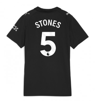 Manchester City John Stones #5 Dámské Venkovní Dres 2025-26 Krátký Rukáv Manchester City John Stones #5 Dámské Venkovní Dres 2025-26 Krátký Rukáv