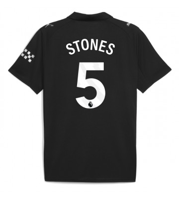 Manchester City John Stones #5 Venkovní Dres 2025-26 Krátký Rukáv Manchester City John Stones #5 Venkovní Dres 2025-26 Krátký Rukáv