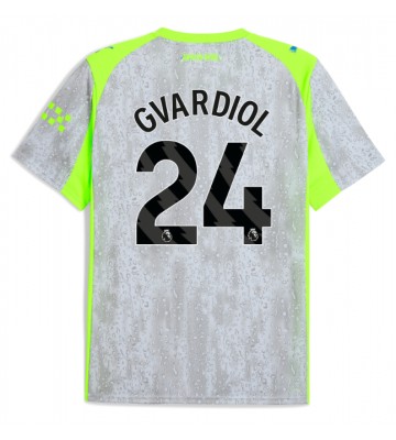 Manchester City Josko Gvardiol #24 Alternativní Dres 2025-26 Krátký Rukáv