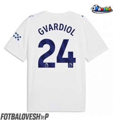 Manchester City Josko Gvardiol #24 Alternativní Dres 2026-27 Krátký Rukáv