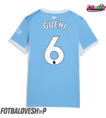 Manchester City Marc Guehi #6 Dámské Domácí Dres 2026-27 Krátký Rukáv