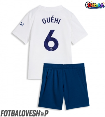 Manchester City Marc Guehi #6 Dětské Alternativní Dres 2026-27 Krátký Rukáv (+ trenýrky)