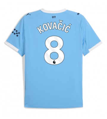 Manchester City Mateo Kovacic #8 Domácí Dres 2025-26 Krátký Rukáv Manchester City Mateo Kovacic #8 Domácí Dres 2025-26 Krátký Rukáv
