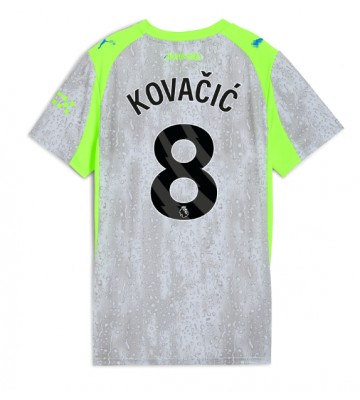 Manchester City Mateo Kovacic #8 Dámské Alternativní Dres 2025-26 Krátký Rukáv Manchester City Mateo Kovacic #8 Dámské Alternativní Dres 2025-26 Krátký Rukáv