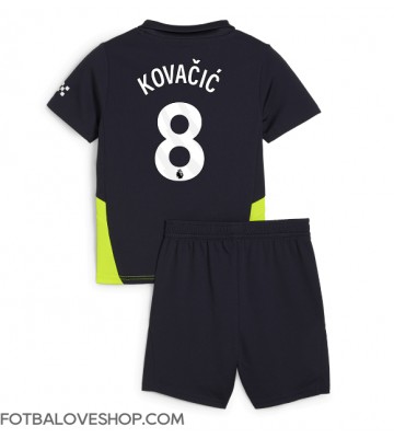 Manchester City Mateo Kovacic #8 Dětské Venkovní Dres 2024-25 Krátký Rukáv (+ trenýrky)