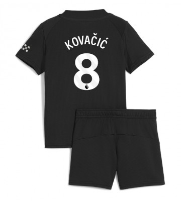 Manchester City Mateo Kovacic #8 Dětské Venkovní Dres 2025-26 Krátký Rukáv (+ trenýrky)