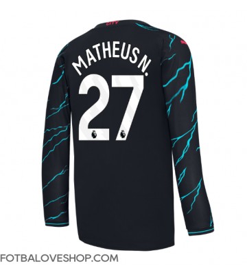 Manchester City Matheus Nunes #27 Alternativní Dres 2023-24 Dlouhý Rukáv