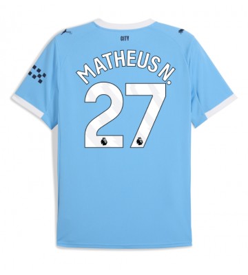 Manchester City Matheus Nunes #27 Domácí Dres 2025-26 Krátký Rukáv Manchester City Matheus Nunes #27 Domácí Dres 2025-26 Krátký Rukáv
