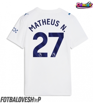 Manchester City Matheus Nunes #27 Dámské Alternativní Dres 2026-27 Krátký Rukáv