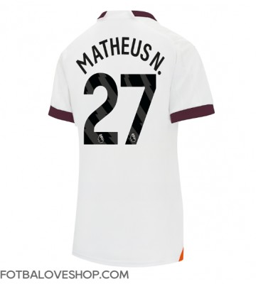 Manchester City Matheus Nunes #27 Dámské Venkovní Dres 2023-24 Krátký Rukáv