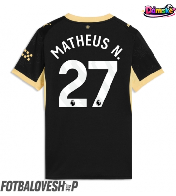 Manchester City Matheus Nunes #27 Dámské Venkovní Dres 2026-27 Krátký Rukáv