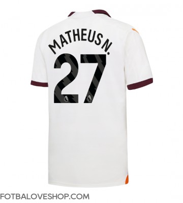 Manchester City Matheus Nunes #27 Venkovní Dres 2023-24 Krátký Rukáv