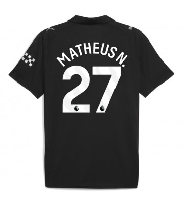 Manchester City Matheus Nunes #27 Venkovní Dres 2025-26 Krátký Rukáv Manchester City Matheus Nunes #27 Venkovní Dres 2025-26 Krátký Rukáv