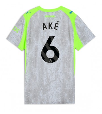 Manchester City Nathan Ake #6 Dámské Alternativní Dres 2025-26 Krátký Rukáv