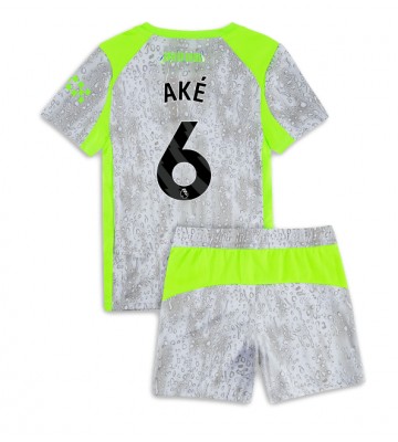 Manchester City Nathan Ake #6 Dětské Alternativní Dres 2025-26 Krátký Rukáv (+ trenýrky)