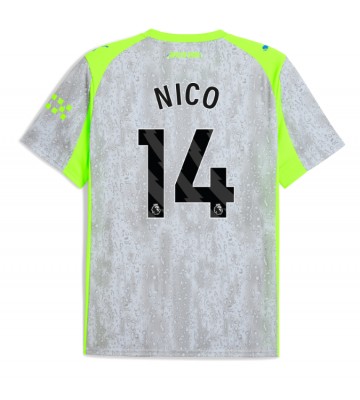 Manchester City Nico Gonzalez #14 Alternativní Dres 2025-26 Krátký Rukáv Manchester City Nico Gonzalez #14 Alternativní Dres 2025-26 Krátký Rukáv