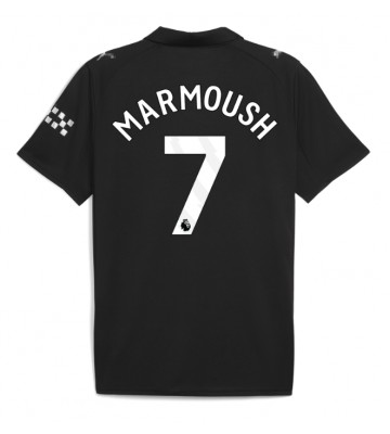 Manchester City Omar Marmoush #7 Venkovní Dres 2025-26 Krátký Rukáv