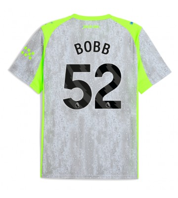 Manchester City Oscar Bobb #52 Alternativní Dres 2025-26 Krátký Rukáv