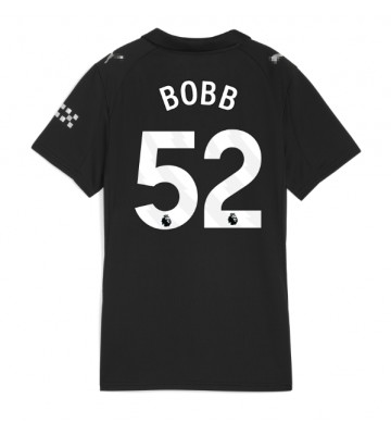 Manchester City Oscar Bobb #52 Dámské Venkovní Dres 2025-26 Krátký Rukáv