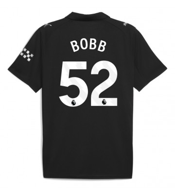 Manchester City Oscar Bobb #52 Venkovní Dres 2025-26 Krátký Rukáv