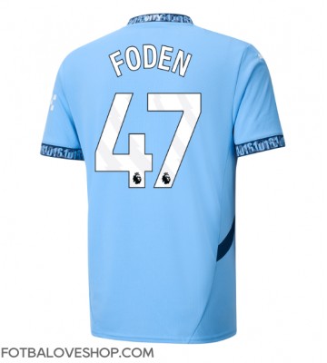 Manchester City Phil Foden #47 Domácí Dres 2024-25 Krátký Rukáv