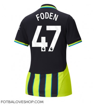 Manchester City Phil Foden #47 Dámské Venkovní Dres 2024-25 Krátký Rukáv