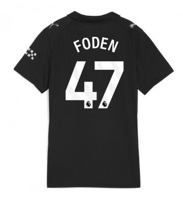 Manchester City Phil Foden #47 Dámské Venkovní Dres 2025-26 Krátký Rukáv