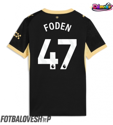 Manchester City Phil Foden #47 Dámské Venkovní Dres 2026-27 Krátký Rukáv