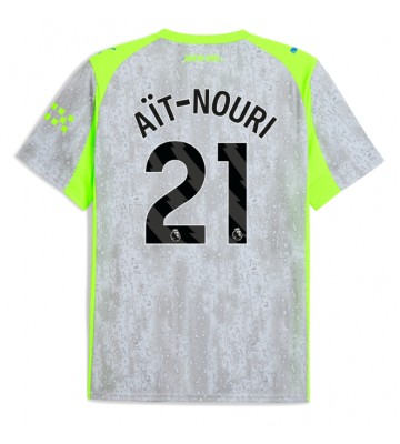 Manchester City Rayan Ait-Nouri #21 Alternativní Dres 2025-26 Krátký Rukáv Manchester City Rayan Ait-Nouri #21 Alternativní Dres 2025-26 Krátký Rukáv